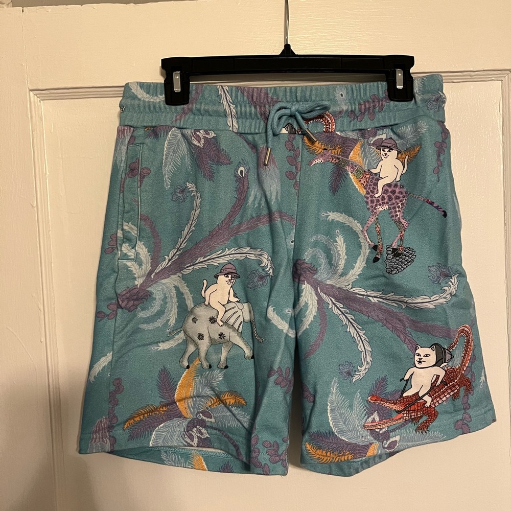 Ripndip Blue and Purple Athletic Shorts